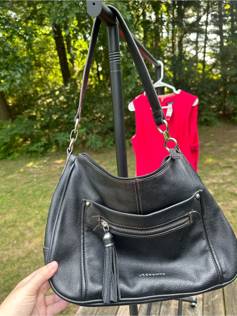 Vintage Liz Claiborne Black Hobo purse